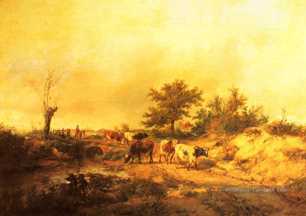 Près de Canterbury Animaux de ferme bétail Thomas Sidney Cooper Peintures à l'huile